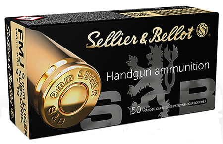 Sellier & Bellot Luger Subsonic FMJ Ammo