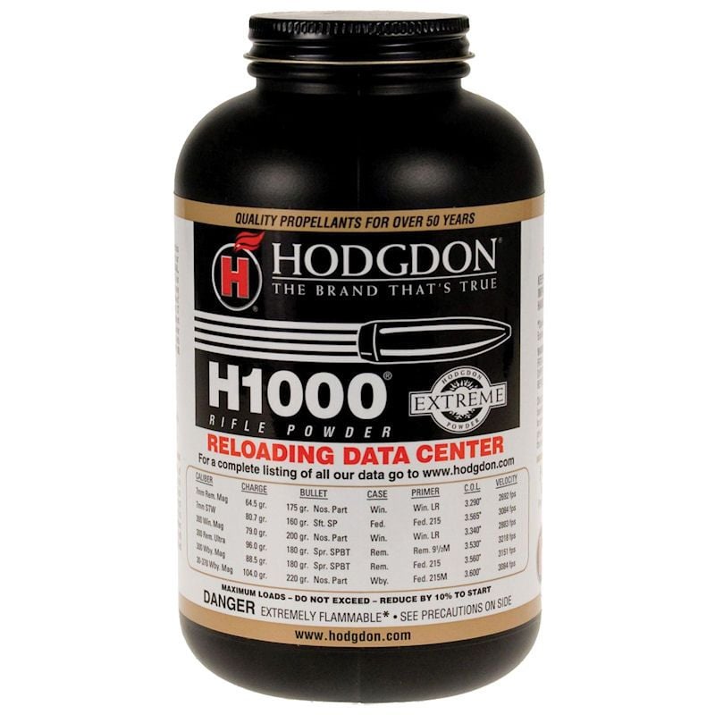 Hodgdon H1000 Smokeless Extreme Rifle Powder