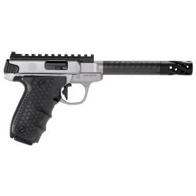 Smith & Wesson VICTORY TARGET, 22LR, 10+1, Performance Center, 6" Barrel, Muzzle Brake, Black Frame With Thumb Rest, Optic Ready
