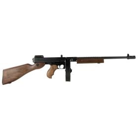Thompson 1927A-1 Deluxe .45ACP 18" Barrel 10+1 Drum Mag Steel Rec Wood Stock Blade Front/Fixed Rear Sights Compensator T1DH