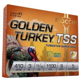 Fiocchi  Golden Turkey TSS 410 Gauge 3" 13/16 oz 9 Shot 5 Per Box