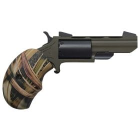 North American Arms Huntsman 22 Mag 5 Shot 2", OD Green Frame/Barrel, Black Cylinder