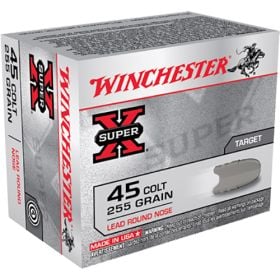 Winchester Super-X Handgun .45 Colt 255 Gr Lead Rd Nose