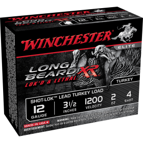 Winchester Long Beard XR Shot-Lok 12 GA 3.50" 2 oz. 4 Shot 10/Box