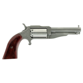 North American Arms 19603C 1860 The Earl 22 LR or 22 MWR Caliber with 3" Barrel, 5rd Capacity Cylinder, Overall Stainless Steel Finish & Rosewood Boot Grip Includes Cylinder