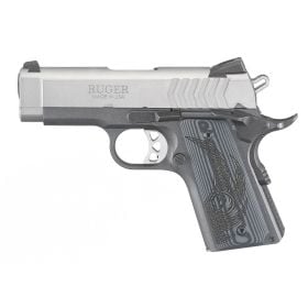 Ruger SR1911 Officer-Style Pistol 9mm Stainless 3.6" ~