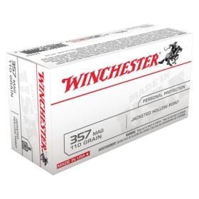 Winchester USA Brand .357 Magnum 110 Gr JHP