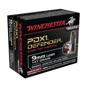Winchester Bonded Defender 9mm Luger 147 Gr Bonded PDX1