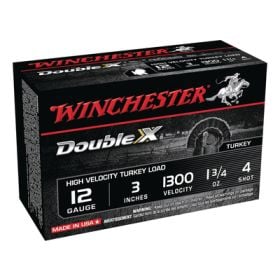 Winchester 12 Ga. 3" #4 Double X High Velocity Turkey Load 10/Box