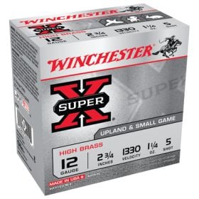 Winchester Super-X High Brass 12 Gauge 2.75" 1330 FPS 1.25 Ounce 5 Shot