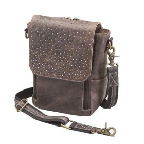 Gun Tote'N Mamas GTM/CZY-80 Distressed Leather Cross Body Satchel
