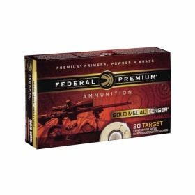 Federal Gold Medal 223rem w/ 73gr Berger Hybrid BTHP 20rd