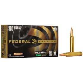 Federal Gold Medal Sierra MatchKing 300 Win Magnum 190 Gr. 20/Box 
