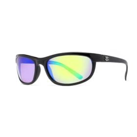 Calcutta Rock Pile Sunglasses - Matte Black/Green Mirror