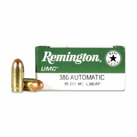 Remington 380 ACP 95gr FMJ 50rd Box