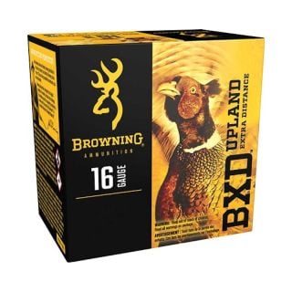 Browning BXD Upland Extra Distance Shotshell 16 Ga 2 3/4" #6 25/Box