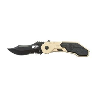 S&W M&P Assisted Opening Black Drop Point Blade Folding Knife