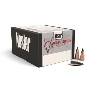Nosler Varmageddon Rifle Bullets .243 Dia. 55 Gr Flat Base Spitzer 100 Count
