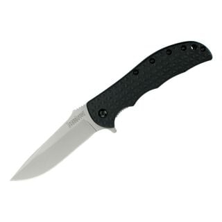 Kershaw Volt II Liner Lock Knife Gray Handle Black Blade
