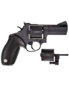 Taurus 2-692031 692  9mm Luger, 38 Special +P or 357 Mag Caliber with 3" Ported Barrel, 7rd Capacity Cylinder, Overall Matte Black Finish Steel & Black Ribber Grip Includes 2 Cylinders