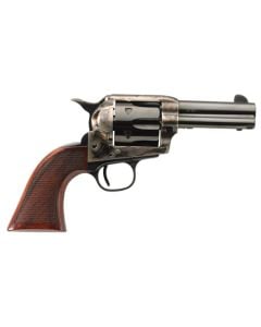 Taylors & Company 556217DE Short Stroke Runnin Iron Deluxe 45 Colt (LC) 6rd 3.50" Blued Cylinder & Barrel Color Case Hardened Steel Frame Checkered Walnut Grip (Taylor Tuned)