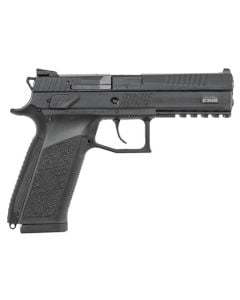 CZ-USA P-09  9mm Luger 10+1 4.54" Black Steel Barrel/Slide Black Polymer Frame Interchangeable Backstraps Decocker 01620