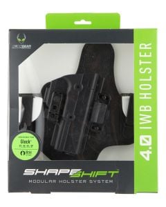Alien Gear Holsters ShapeShift 4.0 IWB Black Polymer Fits Glock 42 Belt Clip Mount RH