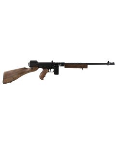 Thompson 1927A-1 Deluxe 45 ACP Caliber with 18" Barrel, 10+1 Capacity (Stick), Blued Metal Finish