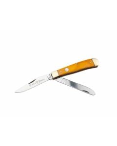 Boker Trapper Pocket Knife-Yellow Bone