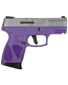 Taurus G2C 9mm 3.25" 12+1 Dark Purple Frame Stainless Slide Restrike Capable 1G2C93912DP