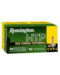 Remington 22231 HTP Pistol Ammo 357 Mag, SJHP, 158 Gr, 20Rnd, Boxed