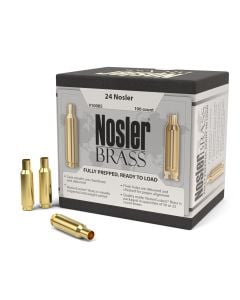 Nosler Unprimed Cases 24 Nosler Rifle Brass 100 Per Box