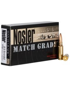 Nosler Match Grade 6.5 Grendel 123 Gr. Hollow Point Boat-Tail (HPBT) 20/Box