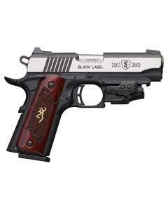 Browning 1911 Black Label Medallion 380 ACP 8+1 4.25" Pistol 