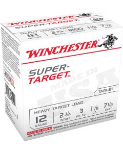 Winchester Super-Target Heavy 12 GA 2.75" 1-1/8 oz. 7.5 Shot 25/Box