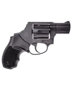 Taurus 2-856021CH 856  38 Special +P Caliber with 2" Barrel, 6rd Capacity Cylinder, Overall Matte Black Metal Finish, Concealed Hammer Frame & Finger Grooved Black Rubber Grip
