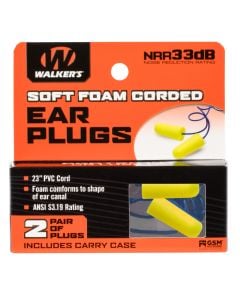 Walker's Corded Foam Ear Plugs