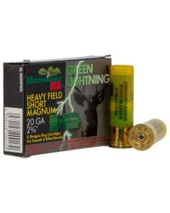 Brenneke USA Green Lightning Heavy Field Short Magnum Ammunition 20 Ga 2-3/4" 1