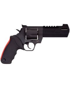 Taurus 2454051RH Raging Hunter  454 Casull 5rd 5.12" Matte Black Oxide Steel Black Rubber with Integrated Red Cushion Insert Grip