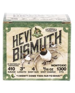 HEVI-Shot Hevi-Bismuth Waterfowl 410ga 3" 9/16oz #4 25rd
