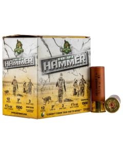 Hevi-Shot  Hevi-Hammer 12G 3" inch #3 Shot 1 1/4 Oz Bismuth/Steel 25/box