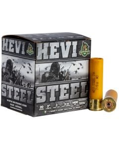 Hevi-Shot HEVI-Steel 20 Ga. 3" 1400 FPS 3 Shot 25 Per Box