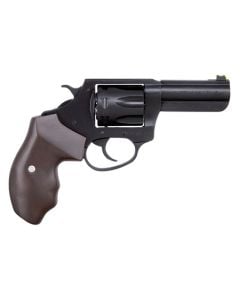 Charter Arms 63270 Professional  32 H&R Mag Caliber with 3" Barrel, 7rd Capacity Cylinder, Overall Black Nitride+ Finish Stainless Steel & Finger Grooved Walnut Grip