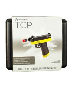 PepperBall 769030212 TCP Launcher Consumer Kit CO2 68 Cal 6rd Yellow Frame Black Polymer Grip
