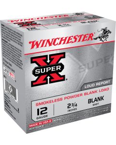 Winchester Field Trial 12 Gauge 2.75" Smokeless Powder Blank Produces Loud Repor
