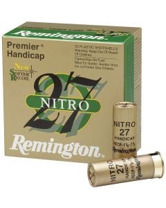 Remington Ammunition  Premier Nitro 27 12 Gauge 2.75" 1 1/8 oz 8 Shot Size 25 Bx/ 10 Cs