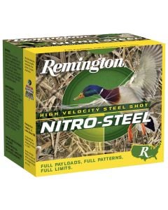 Remington Nitro-Steel High Velocity 12 GA 2.75" 1-1/4 oz. 4 Shot 25/Box