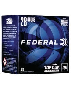 Federal  Top Gun Sporting 28 Gauge 2.75" 3/4 oz 8 Shot 25 Bx/ 10 Cs