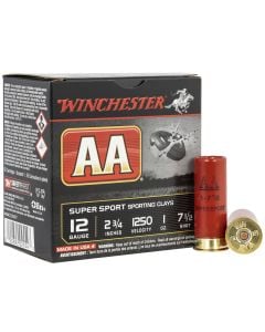 Winchester Ammo  AA Super Sport 12 Gauge 2.75" 1 oz 7.5 Shot 25 Bx/ 10 Cs