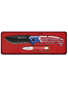 Smith & Wesson American Heroes Folding Pocket Knife Gift Set 